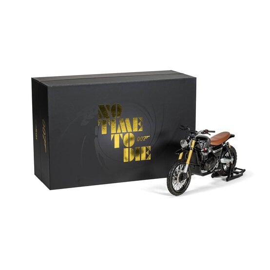 Corgi James Bond Triumph Scrambler 1200Xe Diecast Model 1:12 Size 1