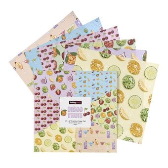 Disco Fruit Paper Pad 12 x 12 Inches 18 Pack 