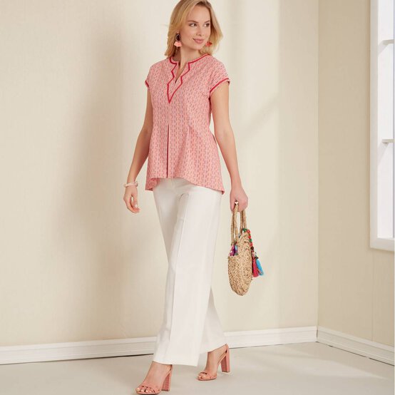 New Look Women's Top Sewing Pattern N6672 image number 5