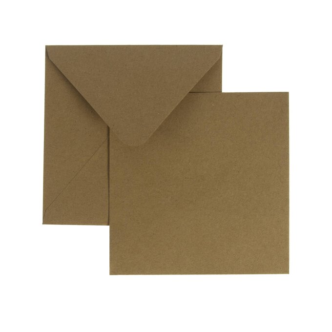 Kraft Envelopes 5 x 5 Inches 50 Pack image number 1