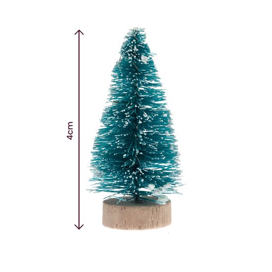 Mini Green Bottle Brush Trees 4cm 12 Pack image number 3