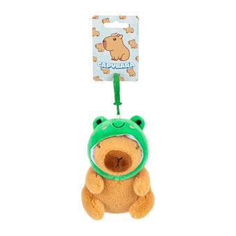Assorted Clip-On Plush Capybara with Hat