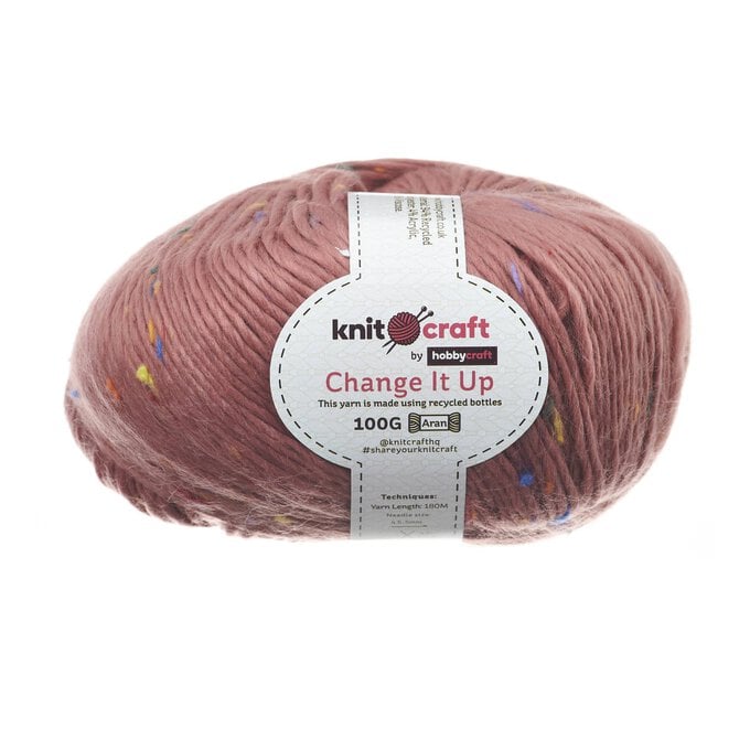 Knitcraft Pink Change It Up Yarn 100g image number 1