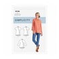 Simplicity Button Shirt Sewing Pattern S9106 (20-28) image number 1
