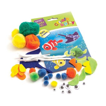 Underwater Creatures Pom Pom Kit 4 Pack