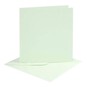 Light Green Cards and Envelopes 6 x 6 Inches 4 Pack image number 1