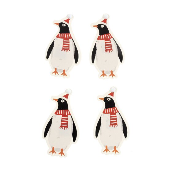 Penguin Card Toppers 4 Pack  image number 1