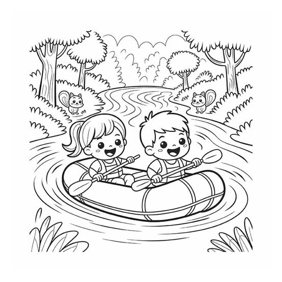 Cute Cozy Colouring: Forest image number 3