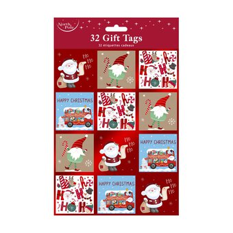 Cute Christmas Gift Tags 32 Pack 