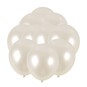 Linen White Latex Balloons 10 Pack image number 1
