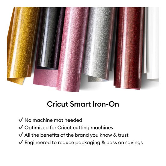 Cricut Blue Holographic Iron-On 13 x 36 Inches image number 5