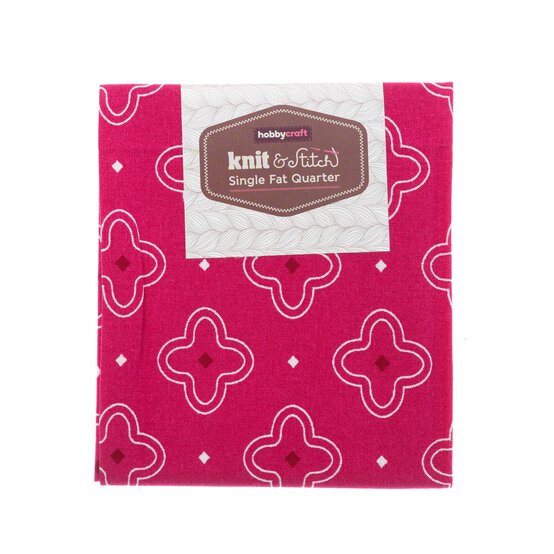 Pink Cross Single Cotton Fat Quarter image number 1