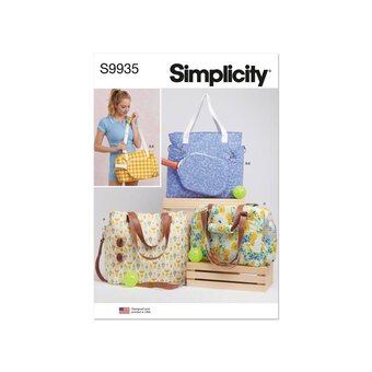 Simplicity Tote and Padel Cover Sewing Pattern S9935 (One Size)
