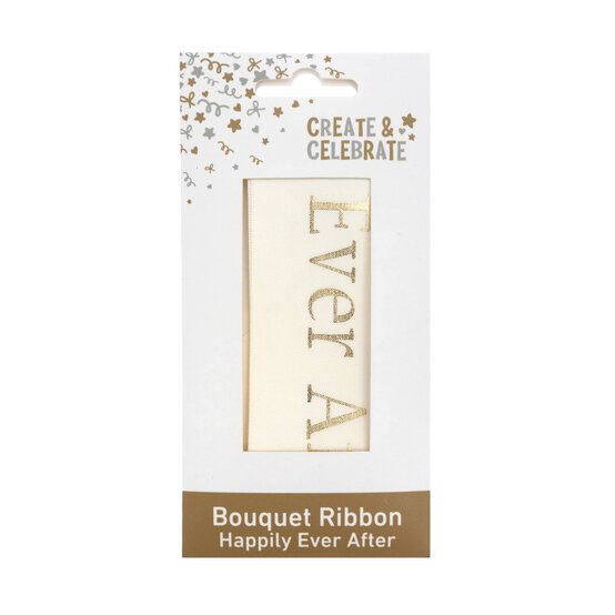 Create & Celebrate Happily Ever After Bouquet Ribbon 5cm x 1m image number 4