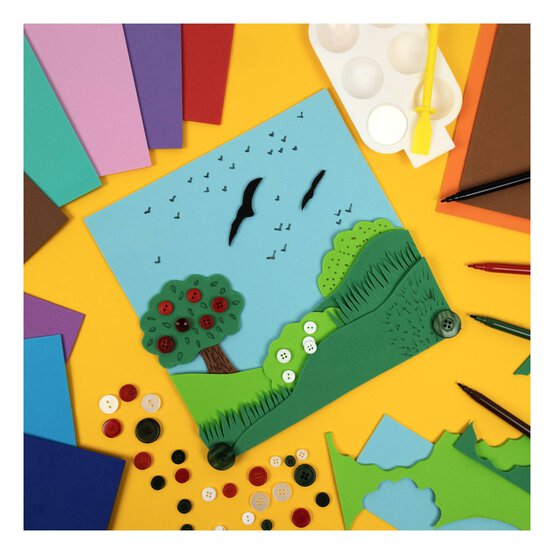 Lavender Blue EVA Foam Sheet 22.5cm x 30cm image number 2