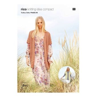 Rico Fashion Cotton Metallise Waistcoat Digital Pattern 872