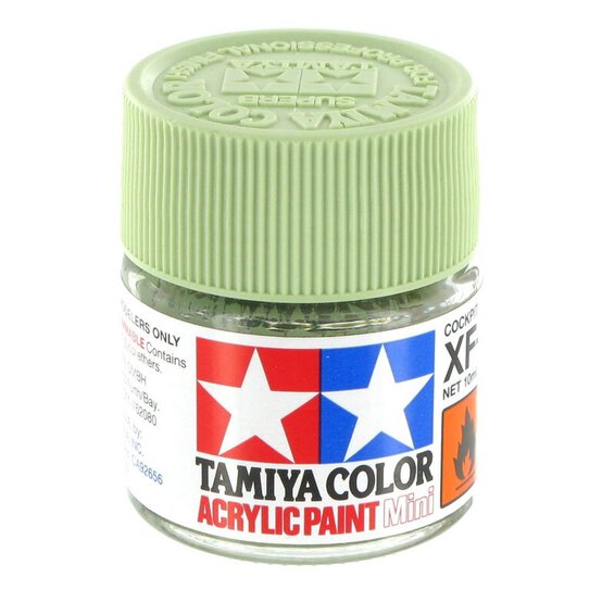 Tamiya Colour Acrylic Paint XF-71 Cockpit Green 10ml image number 1