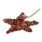 Red and Gold Lata Stars 7cm 4 Pack image number 2