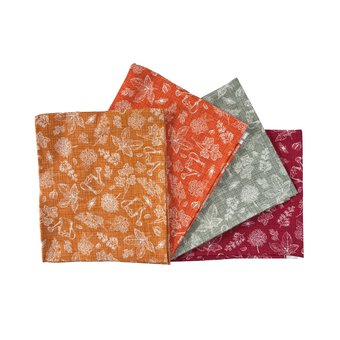 Herb Garden Cotton Fat Quarters 4 Pack