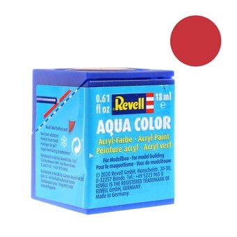 Revell Fiery Red Silk Aqua Colour Acrylic Paint 18ml (330) image number 4
