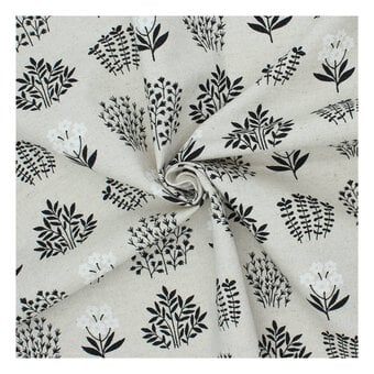 Sevenberry Homespun Natural Print Cotton Linen Fabric by the Metre