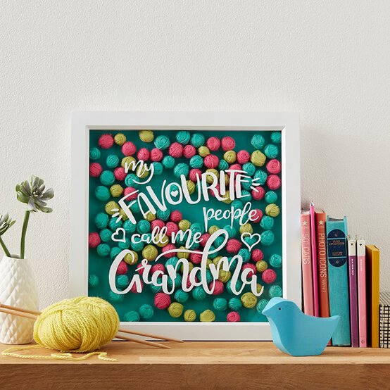 How to Make a Favourite Grandma Box Frame image number 1