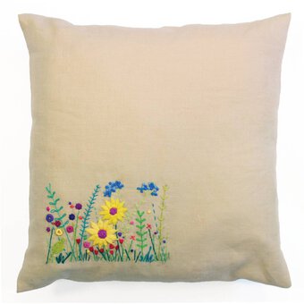 Meadow Sweet Secret Garden Embroidery Cushion Kit image number 3