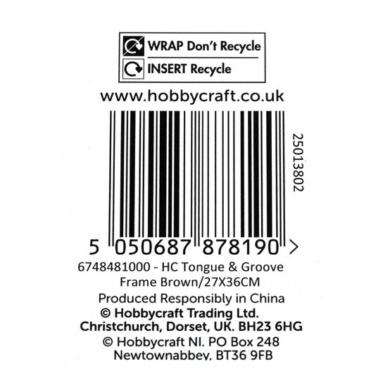 Tongue and Grove Picture Frame 30cm x 21cm image number 6