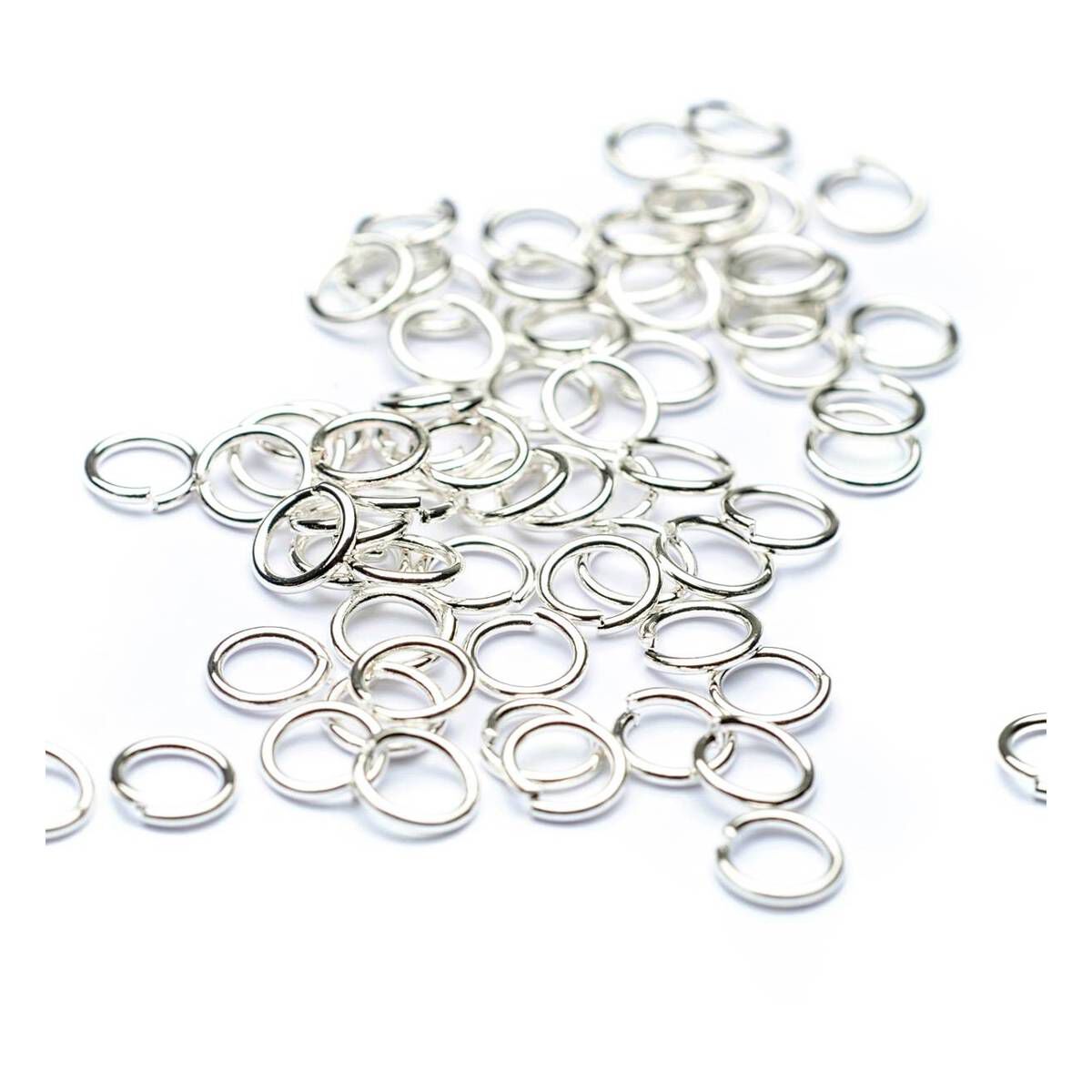 Beads Unlimited Silver Plated Jump Rings 5mm 300 Pack Hobbycraft
