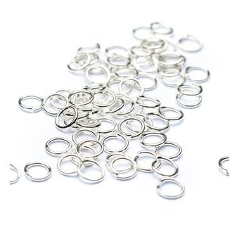 Beads Unlimited Silver Plated Jump Rings 5mm 300 Pack