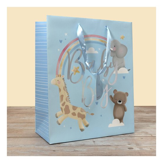 Baby Boy Gift Bag 26.5cm x 33cm image number 2