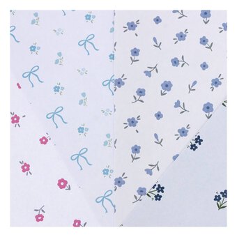 Cottage Florals Paper Pad 12 x 12 Inches 24 Pack
