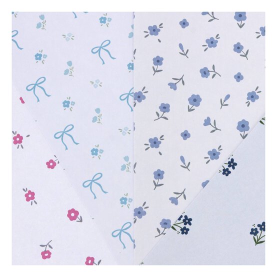 Cottage Florals Paper Pad 12 x 12 Inches 24 Pack image number 2