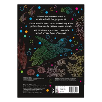 Ocean World Scratch Art Designs Book