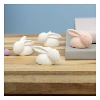 Mini Plaster Bunnies 4 Pack