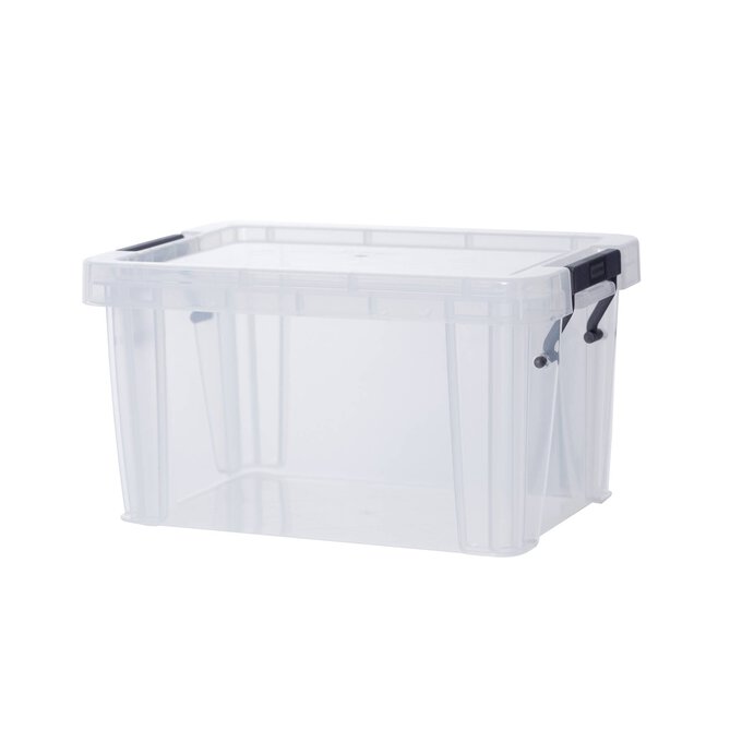 Whitefurze Allstore 1.7 Litre Clear Storage Box image number 1