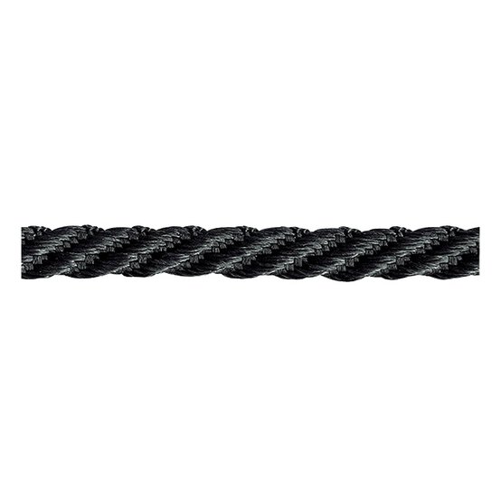 Berisfords Black Barley Twist Rope by the Metre image number 1