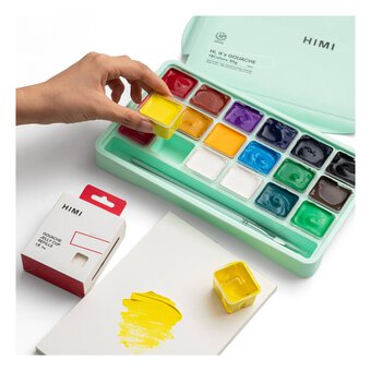 HIMI Black Jelly Cup Gouache Refill 4 Pack