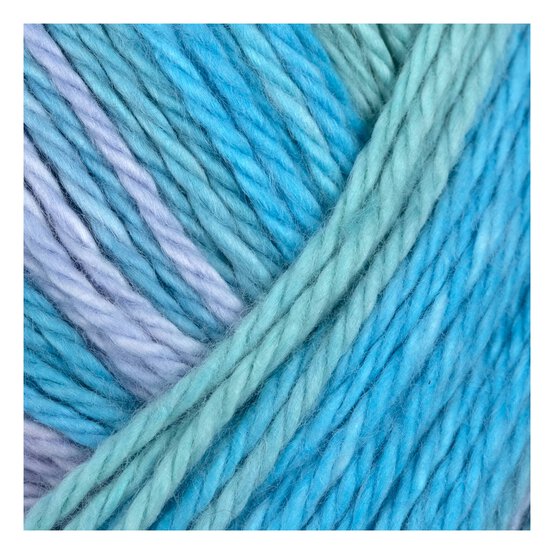 Knitcraft Blue Turquoise Lilac Cotton Festival DK 100g image number 2