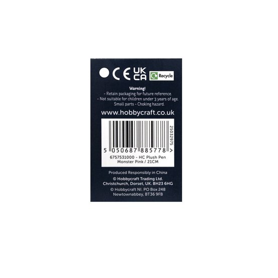 Pink Monster Plush Pen image number 5