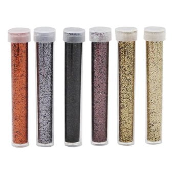 Metallic Biodegradable Glitter Tubes 6g 6 Pack