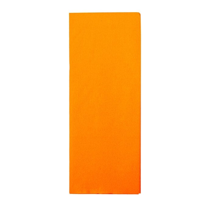 Orange Crepe Paper 100cm x 50cm image number 1