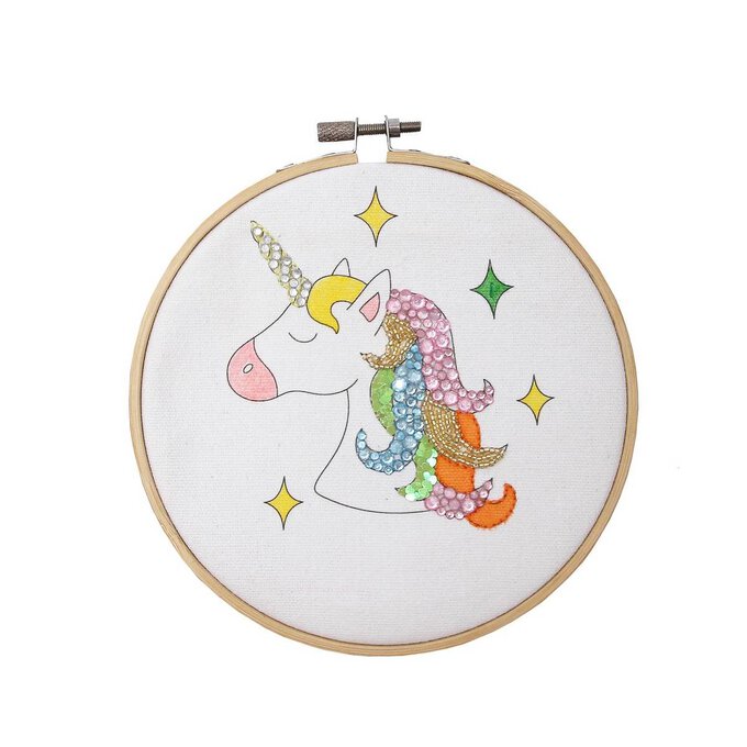 Unicorn Embroidery Kit image number 1