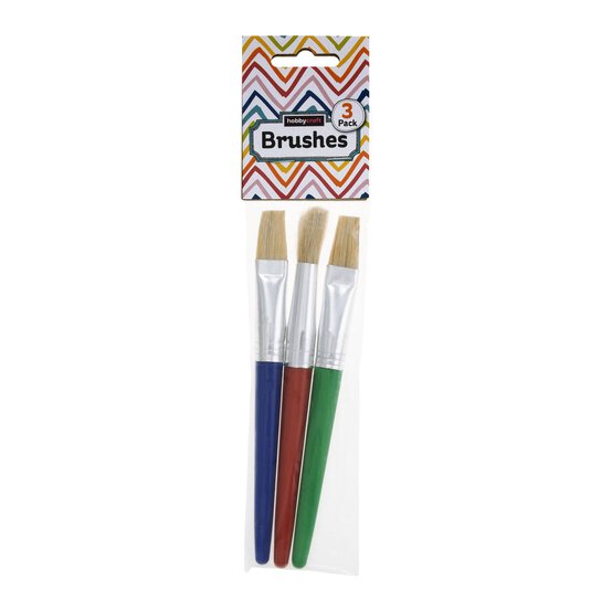 Kids Paint Brush Set 3 Pack image number 4