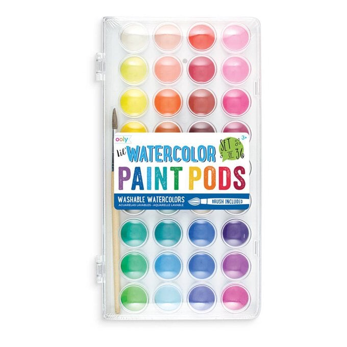 Lil Watercolour Paint Pods Set 36 Pack  image number 1