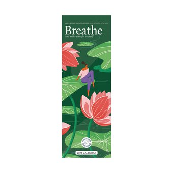 Breathe Slim Calendar 2026