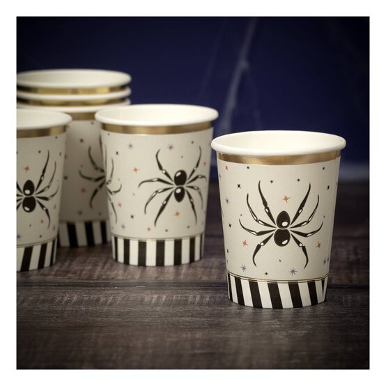 Spider Paper Cups 6 Pack image number 1