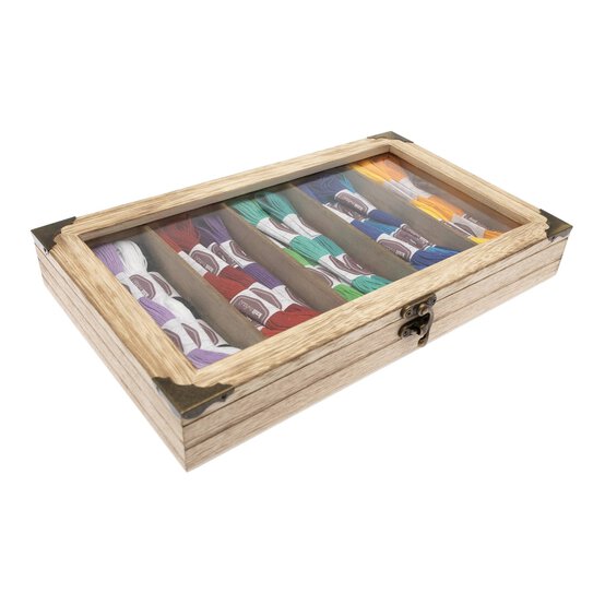 Wooden Embroidery Floss Box 50 Pack  image number 4