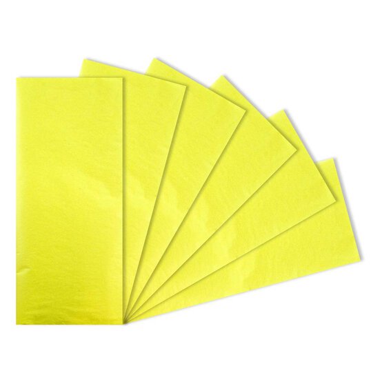 Yellow Tissue Paper 6 Pack image number 1