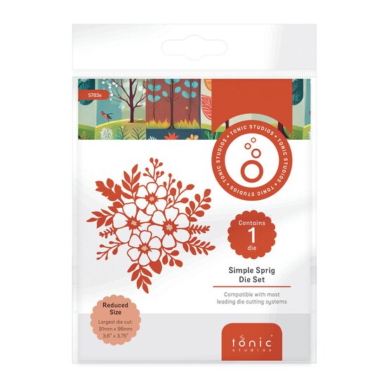 Tonic Studios Simple Sprig Die 9cm x 10cm  image number 1